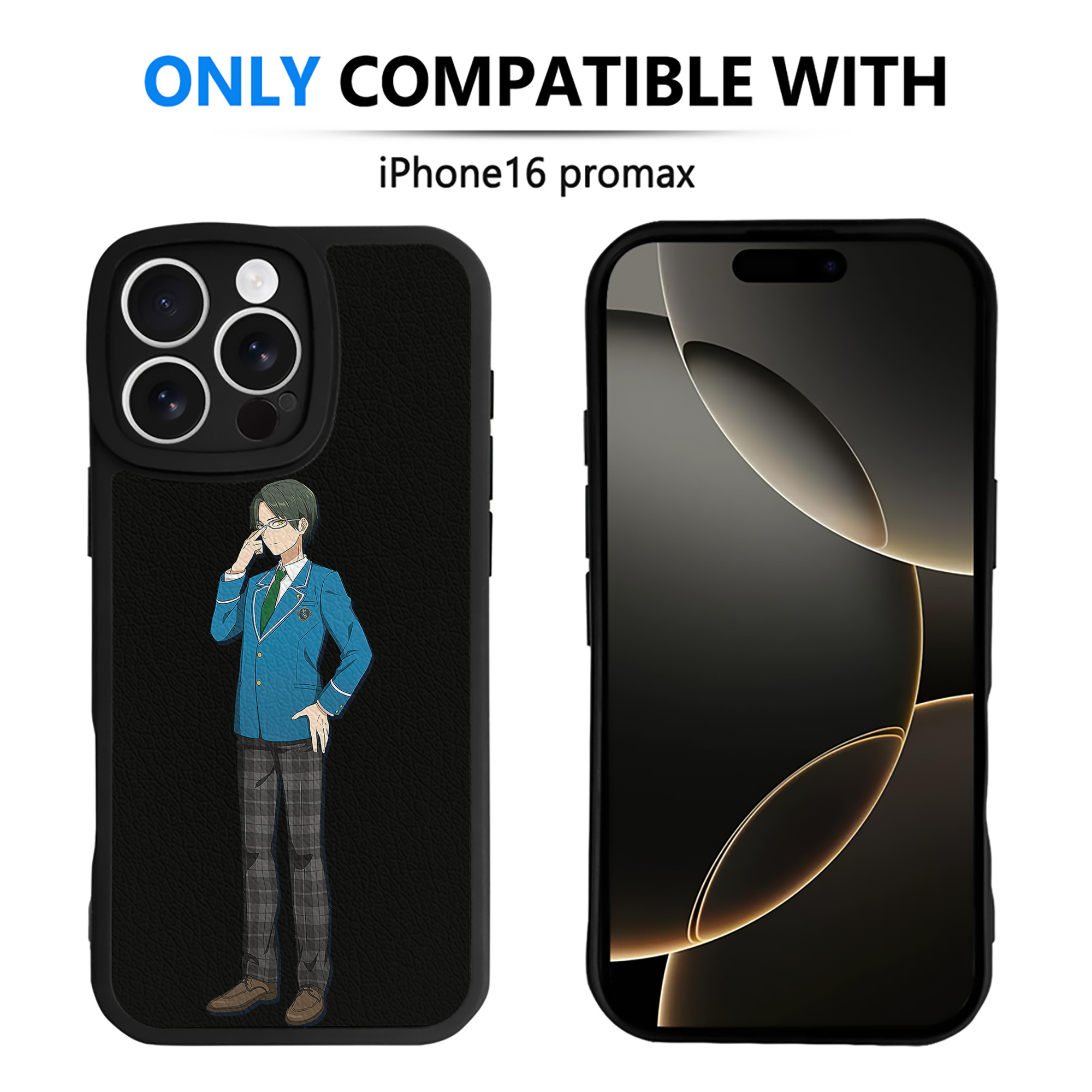 （画像用） あんさんぶるスターズ! Ensemble Stars 【iPhone 16シリーズ対応】シリコンスマホケース（レザー調） 材質：シリコン
